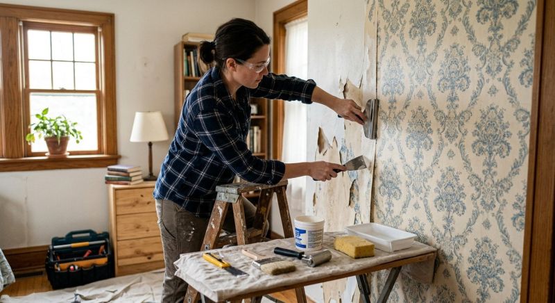 Wallpaper Repair project example